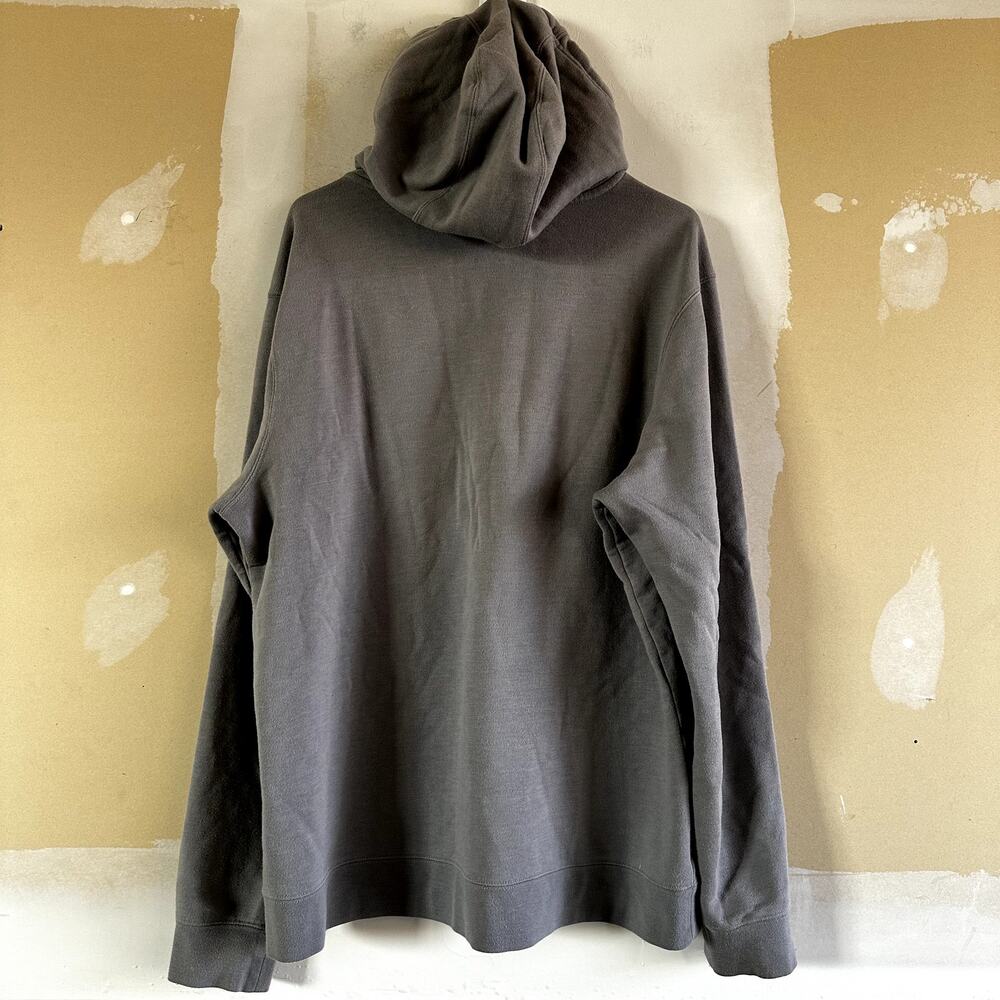 Marmot Logo Hoodie Graphic Pullover Pouch Pockets Drawstring Cotton Gray XL - Picture 6 of 6
